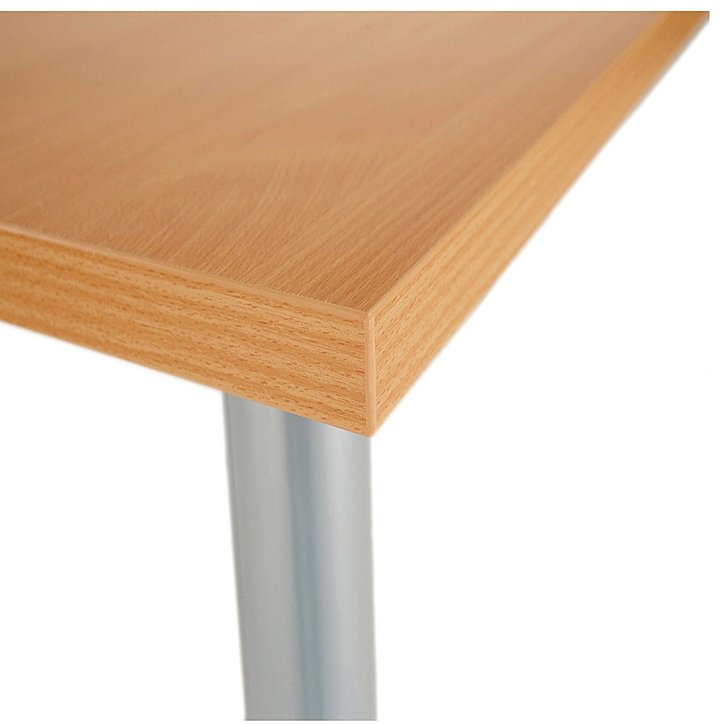 Jemini Rectangular Meeting Table, 1600x800mm, Beech Easy2Order : KF816630