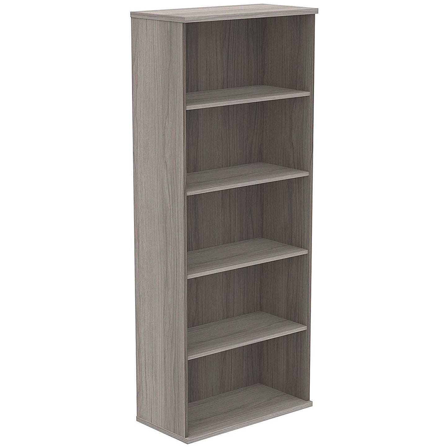 Polaris Extra Tall Bookcase, 4 Shelves, 1980mm High, Grey Oak Easy2Order : KF821176