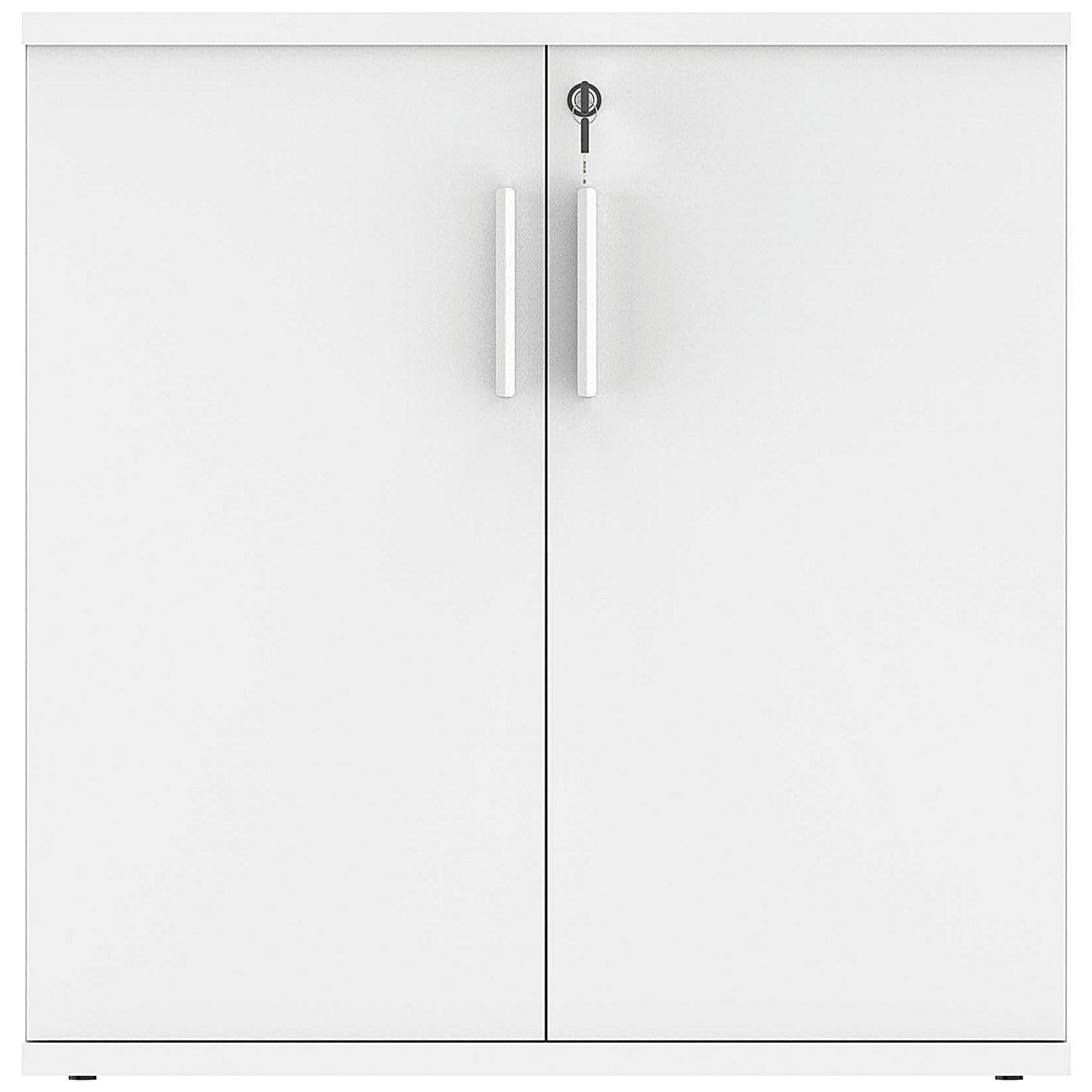 Polaris Low Cupboard, 1 Shelf, 816mm High, White