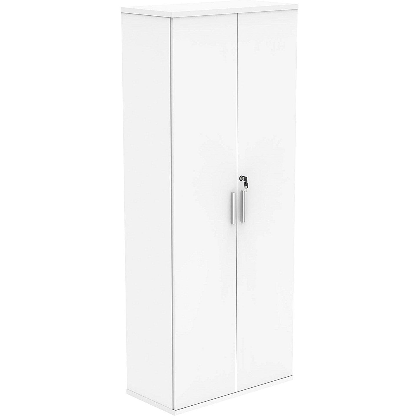 Polaris Extra Tall Cupboard, 4 Shelves 1980mm High, White Easy2Order : KF821326
