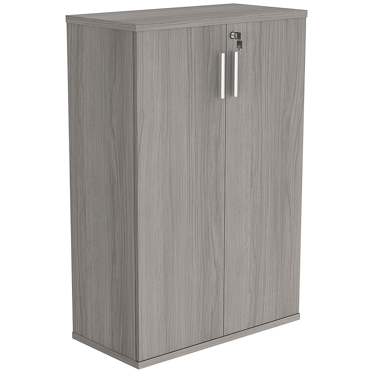 Polaris Medium Cupboard, 2 Shelves, 1204mm High, Grey Oak Easy2Order : KF821356