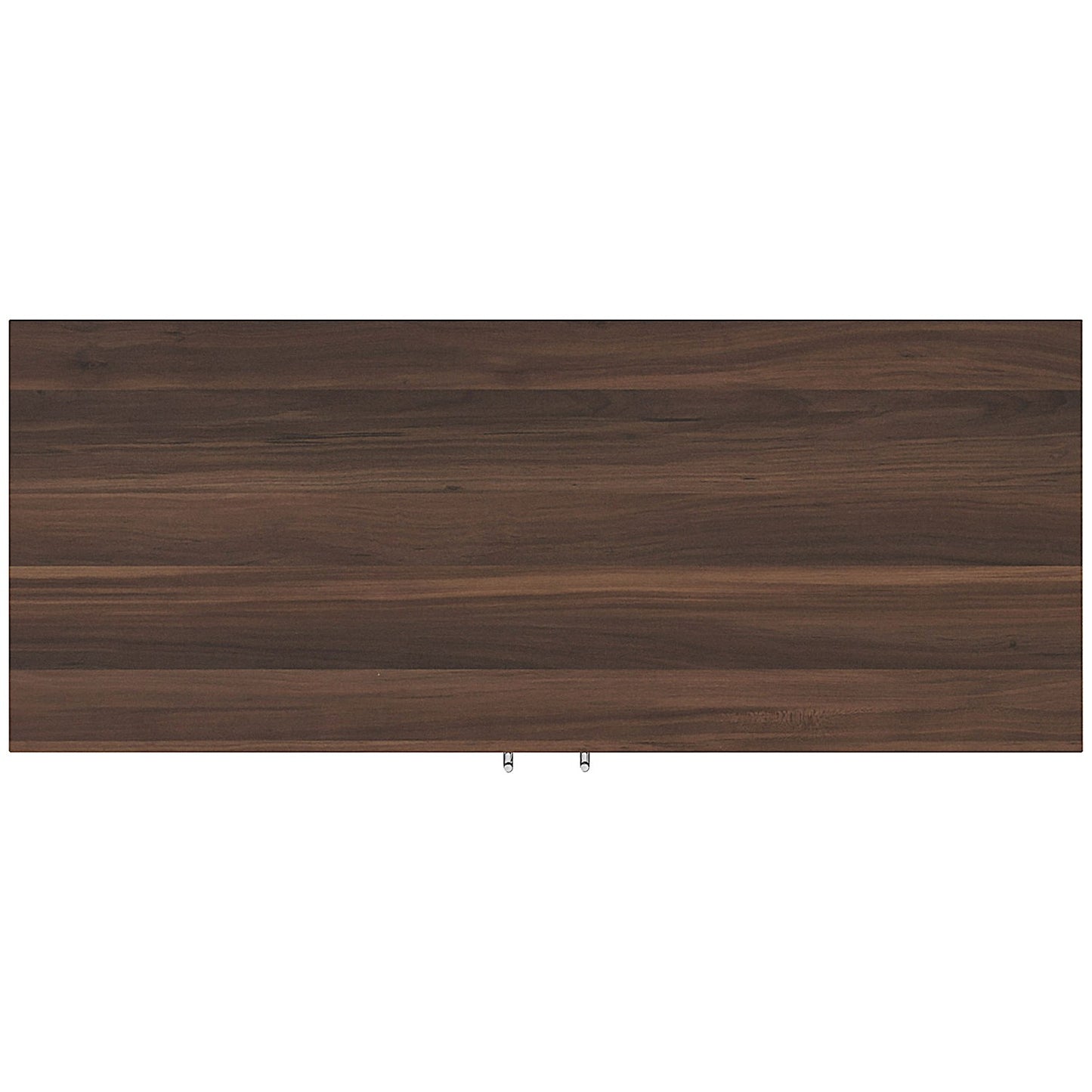 Avior Executive Low Wooden Cupboard, 2 Shelves, 800mm High, Walnut