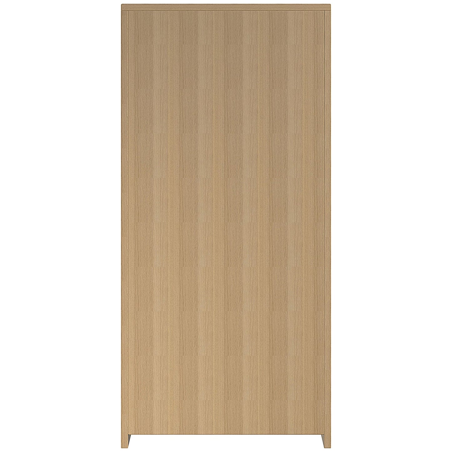 Serrion Premium Tall Wooden Cupboard, 2 Shelves, 1600mm High, Oak