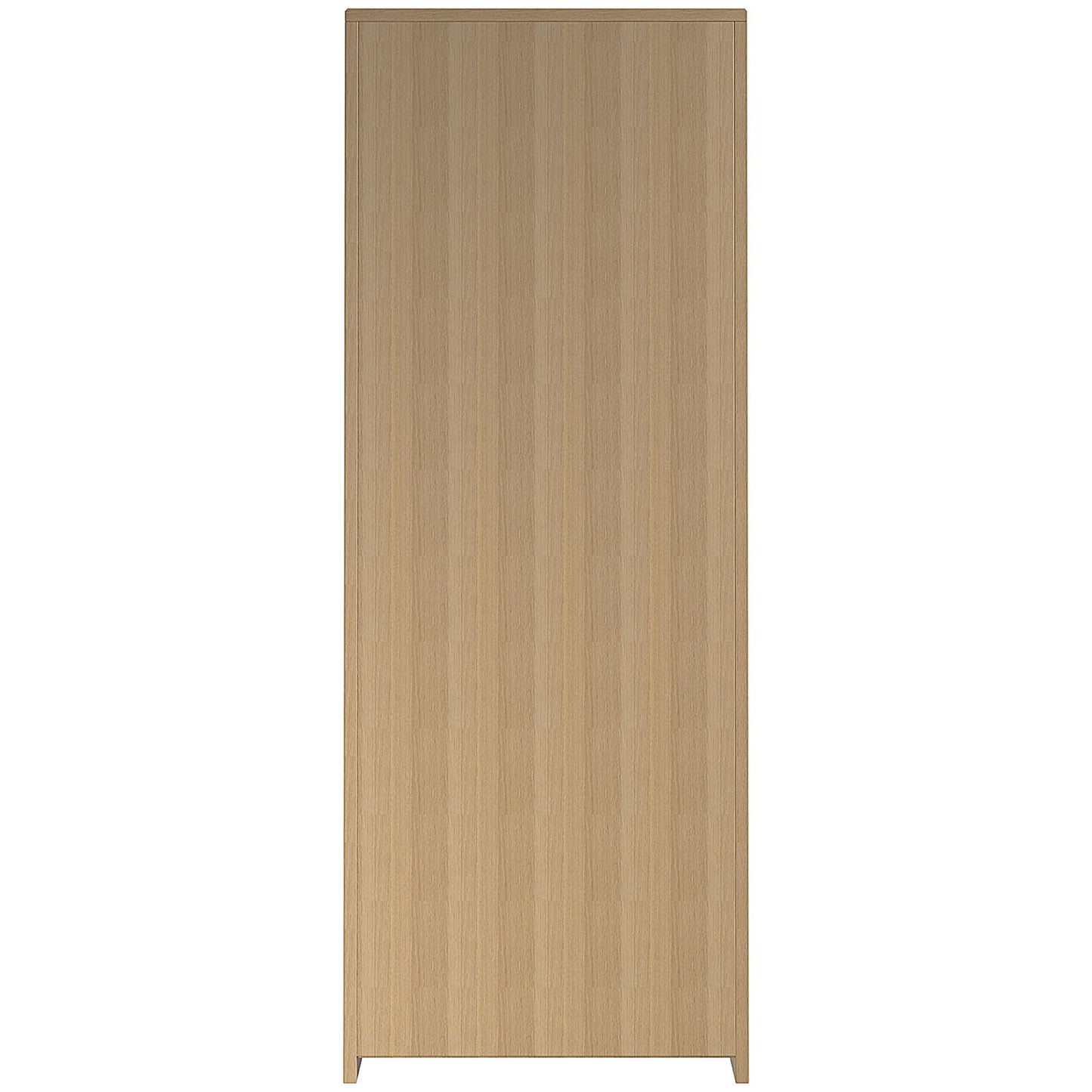 Serrion Premium Extra Tall Wooden Cupboard, 4 Shelves, 2000mm High, Oak