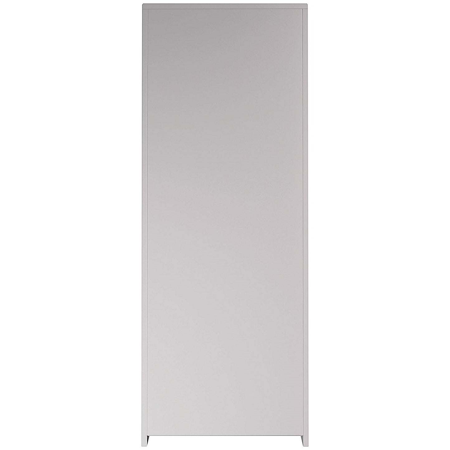 Serrion Premium Extra Tall Wooden Cupboard, 4 Shelves, 2000mm High, White