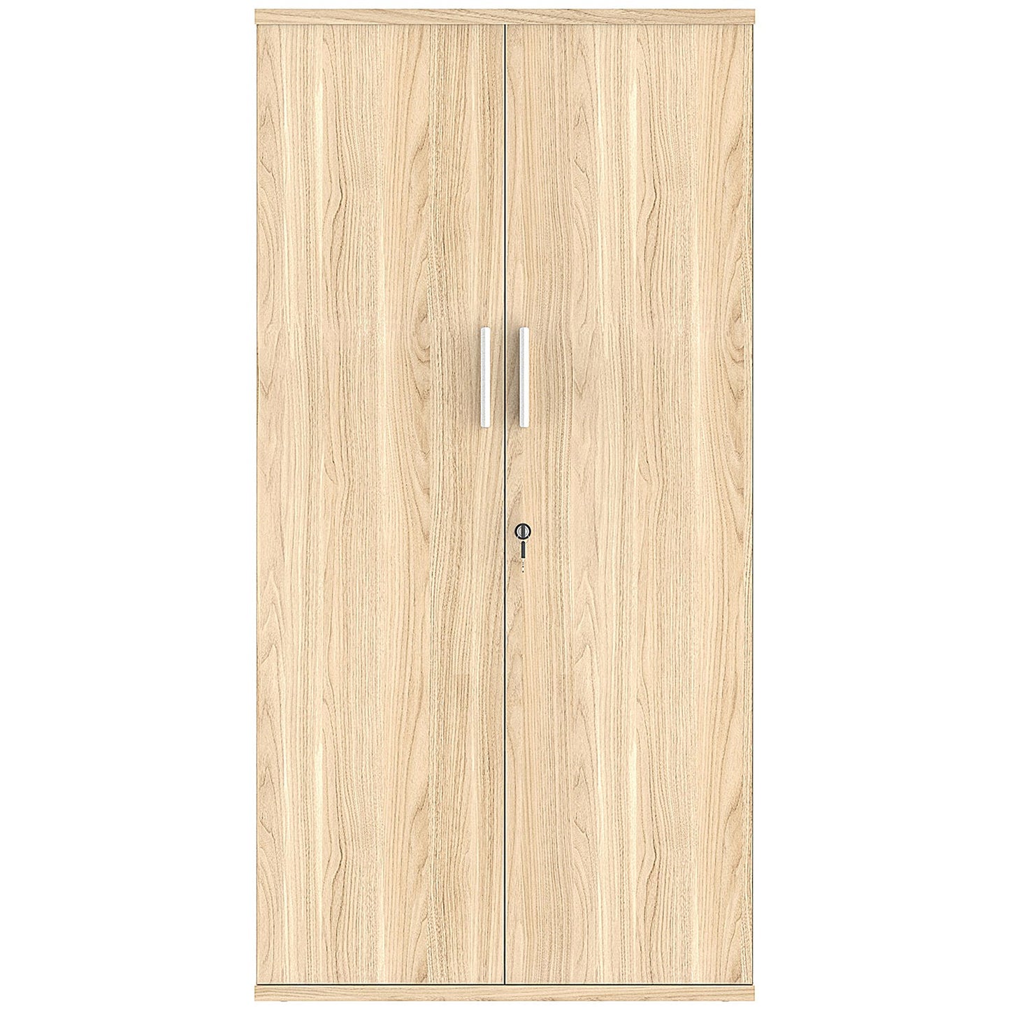 Astin Tall Wooden Cupboard, 3 Shelves, 1592mm High, Oak