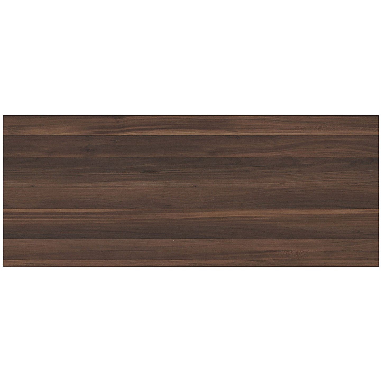 Avior Executive Low Bookcase, 1 Shelf, 800mm High, Walnut