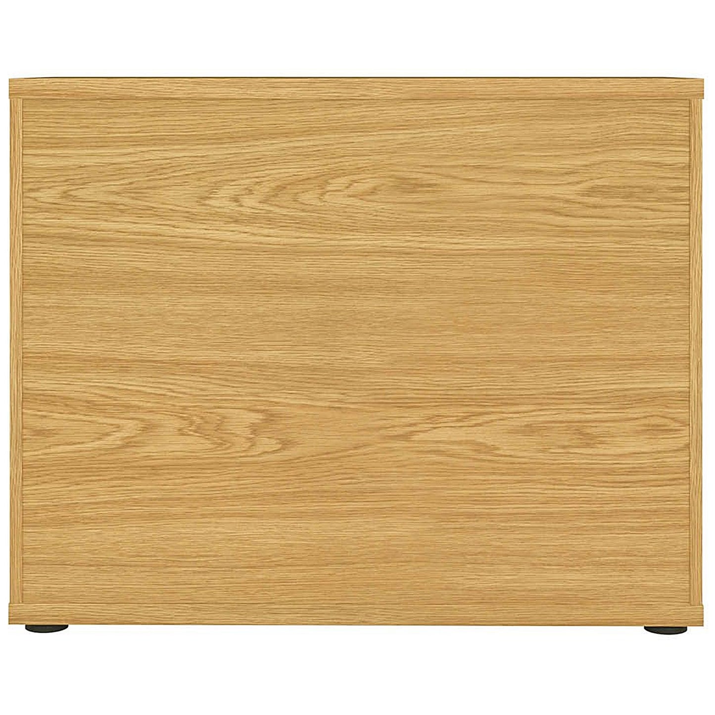 Avior Executive Low Bookcase, 1 Shelf, 800mm High, Oak