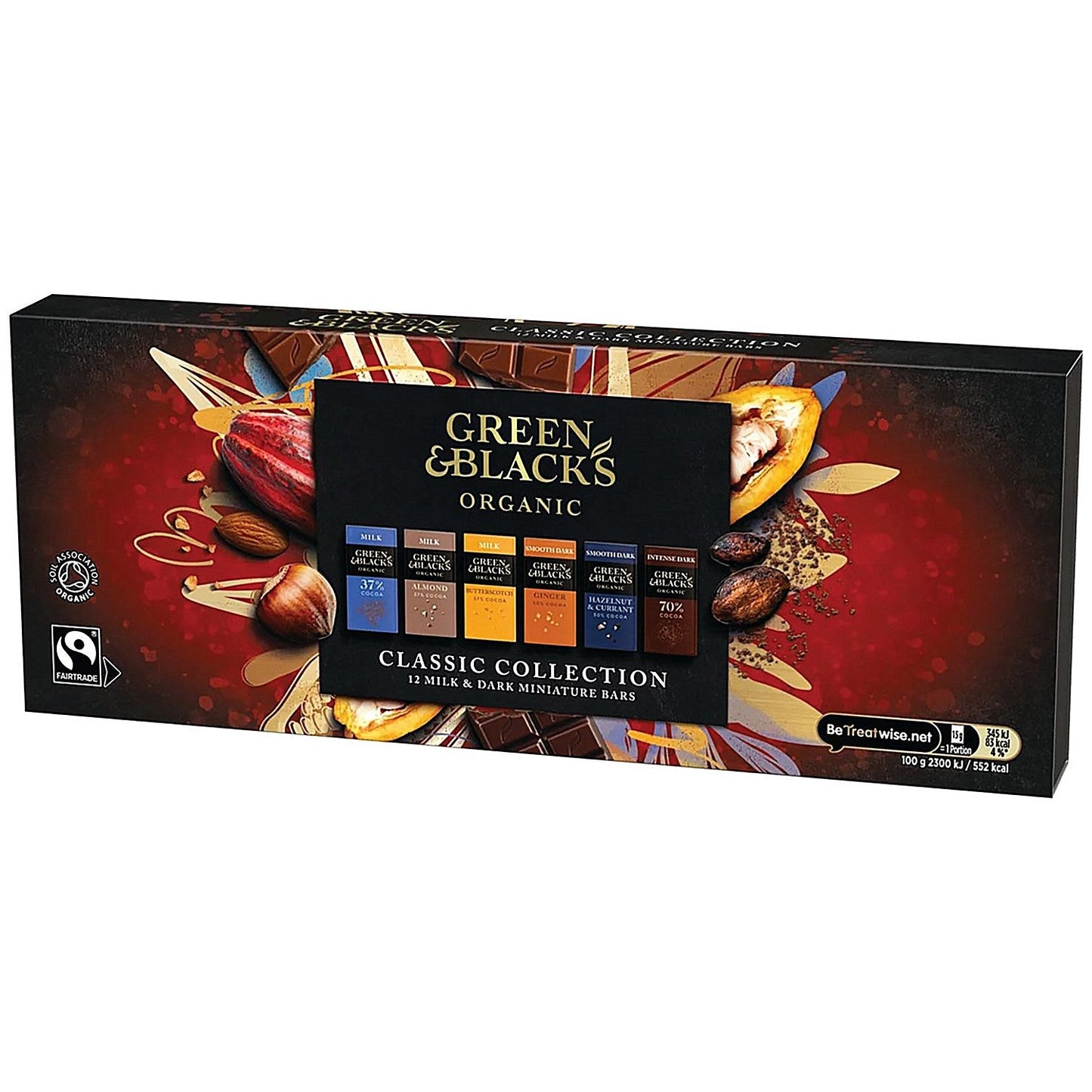 Green and Blacks Organic Classic Mini Chocolate Bar Collection, 180g Easy2Order : KS25289