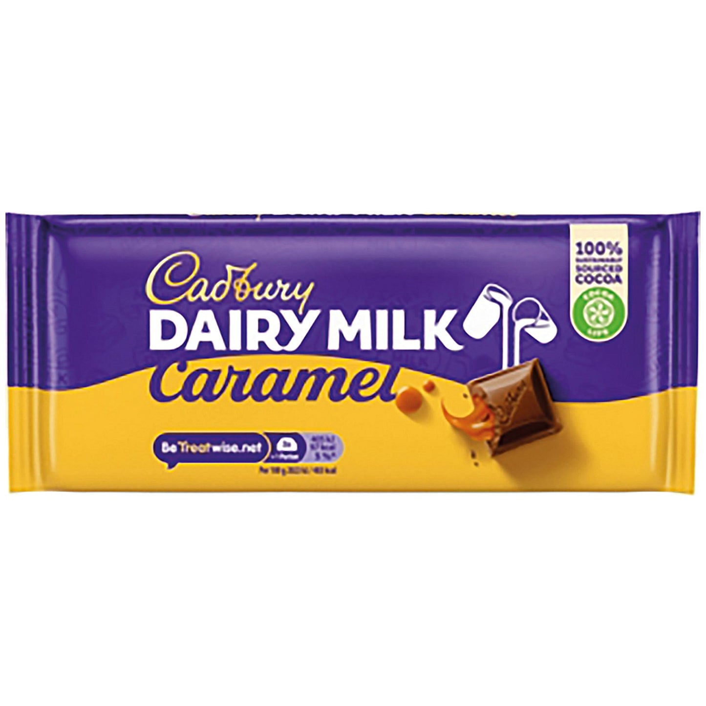 Cadbury Dairy Milk Chocolate Caramel Bar, 120g