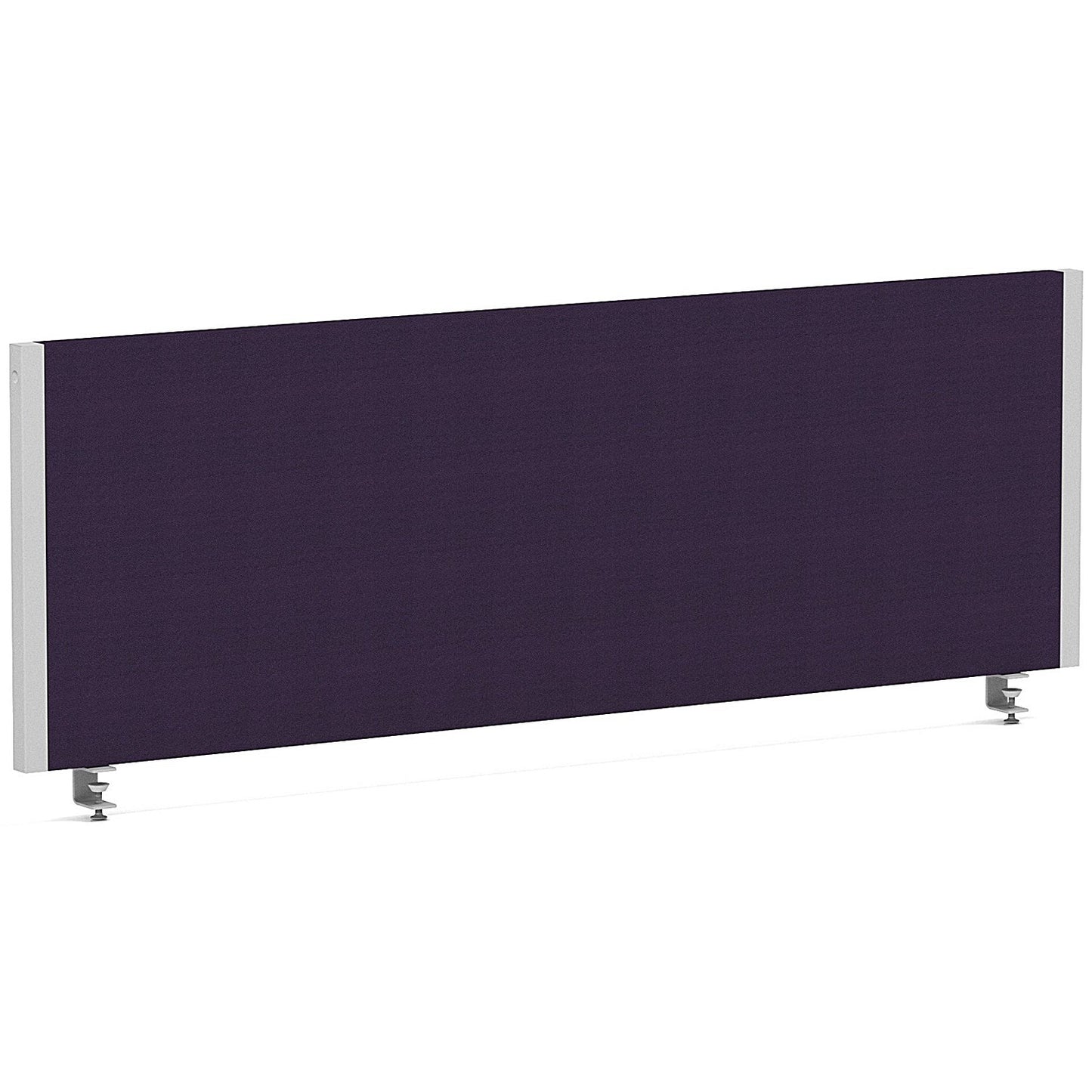 Impulse Evolve Plus Bench Screen, 1200 x 400mm, Silver Frame, Tansy Purple