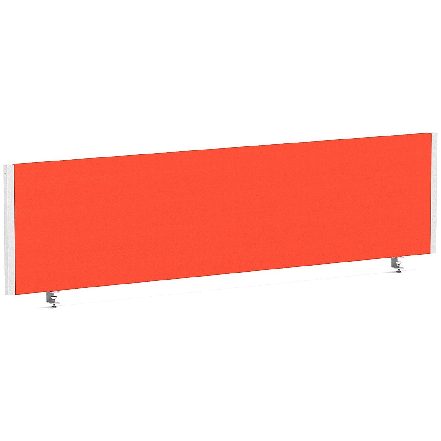 Impulse Evolve Plus Bench Screen, 1600 x 400mm, White Frame, Tabasco Orange Easy2Order : LEB141
