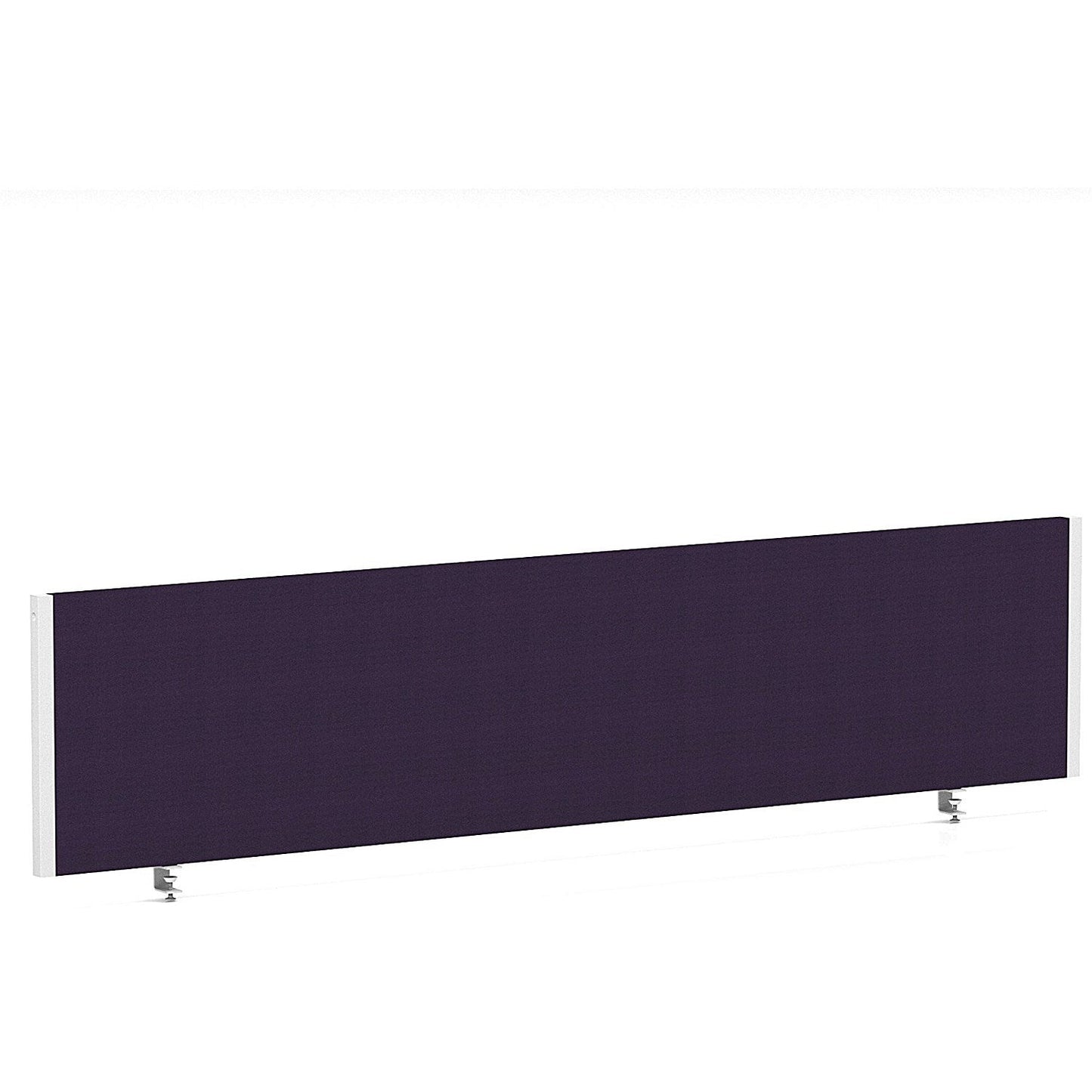 Impulse Evolve Plus Bench Screen, 1800 x 400mm, White Frame, Tansy Purple Easy2Order : LEB159