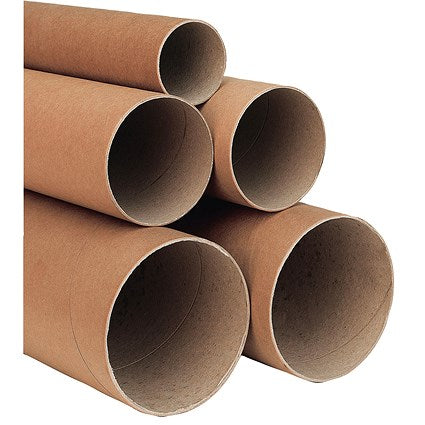 Postal Tubes, 330 x 50mm, Brown, Pack of 25
