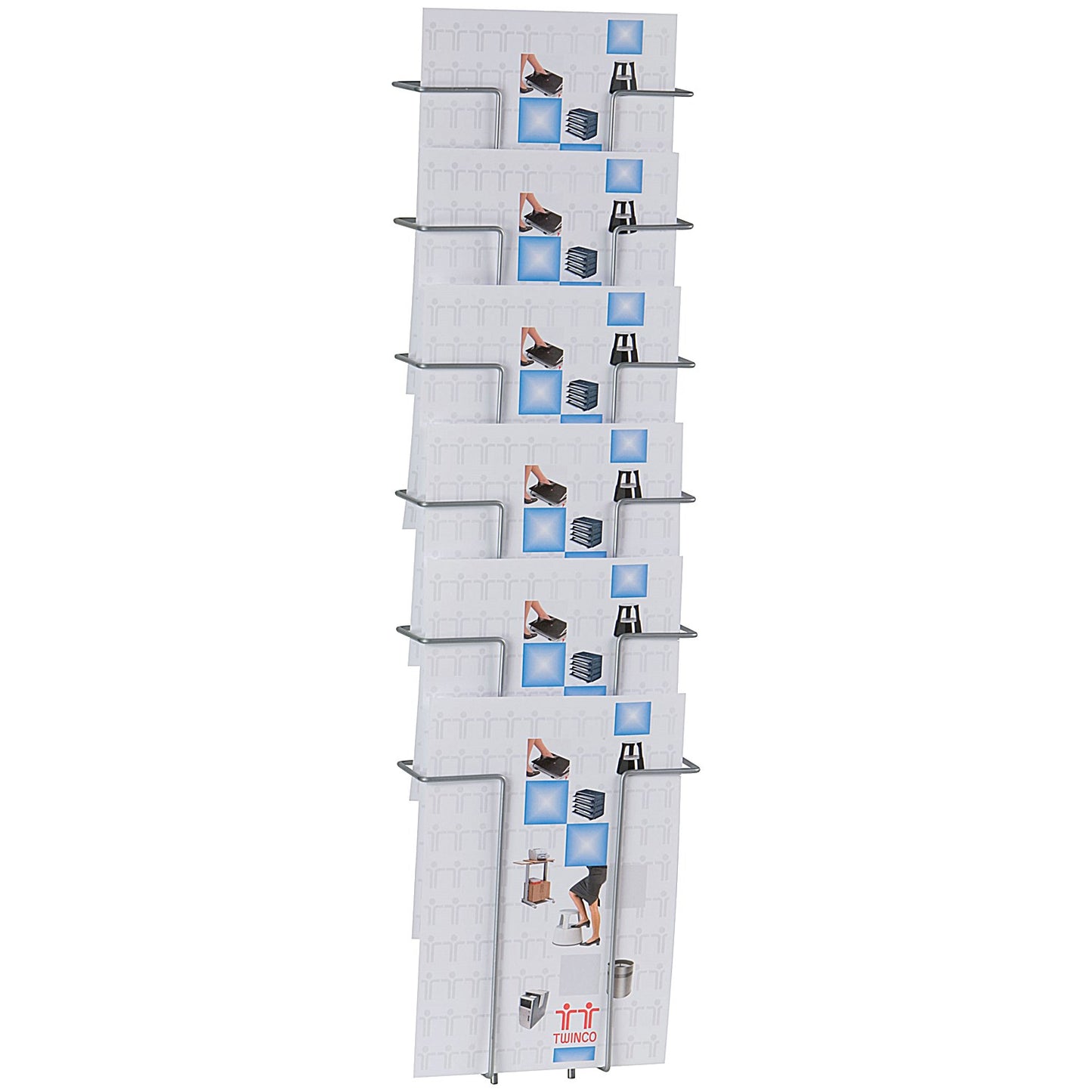 Twinco A4 6 Compartment Literature Holder