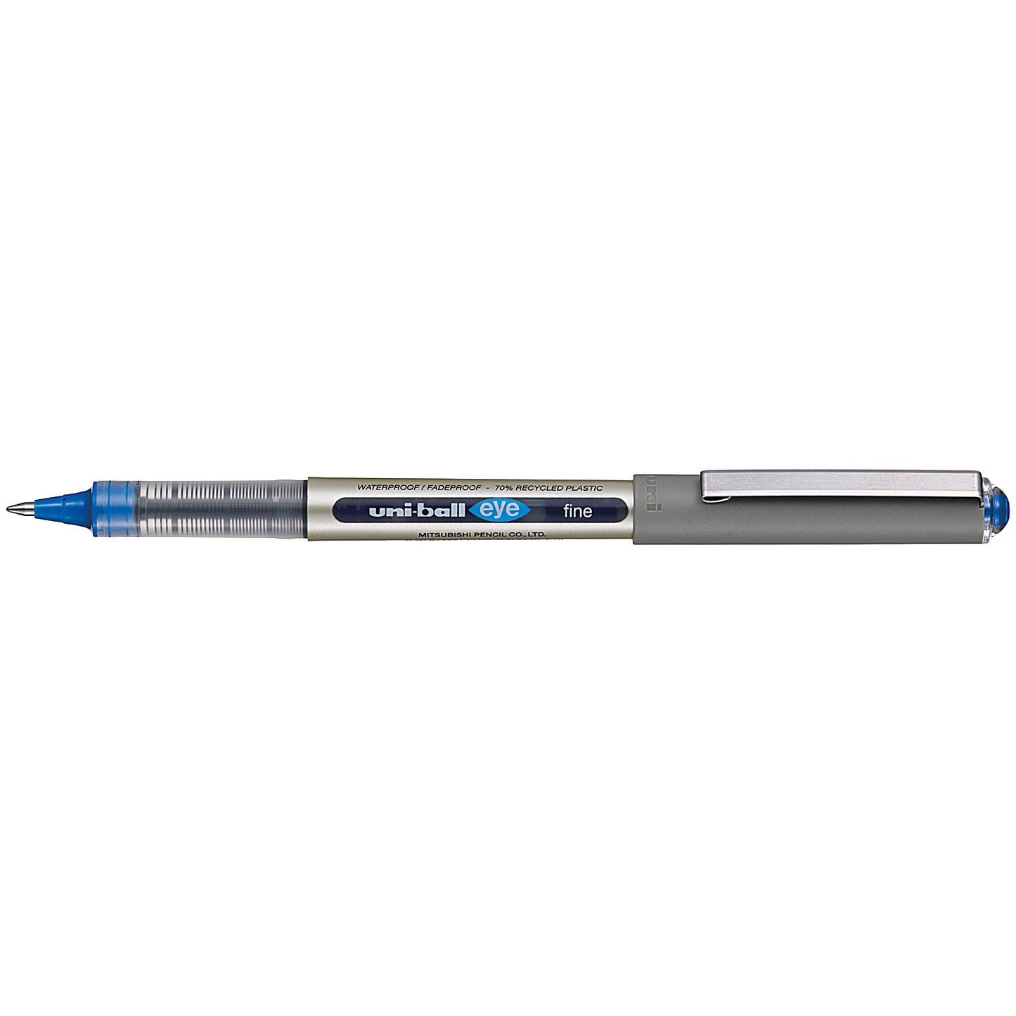 Uni-Ball Liquid Ink Rollerball Pen UB-157E Blue (Pack of 12) Easy2Order : MI17749