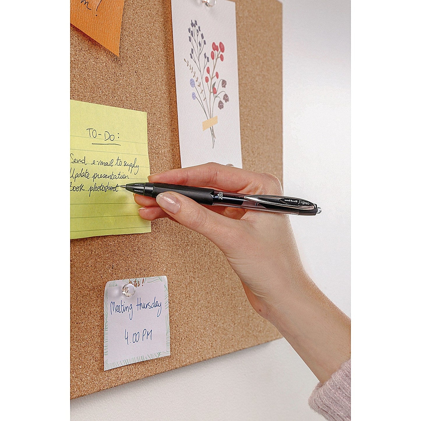 Uni-Ball Signo 207E Rollerball Gel Pen, Black, Pack of 12 Easy2Order : MI30866