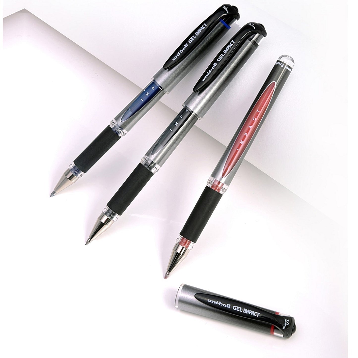 Uni-Ball UM153S Impact Gel Rollerball, Black, Pack of 12