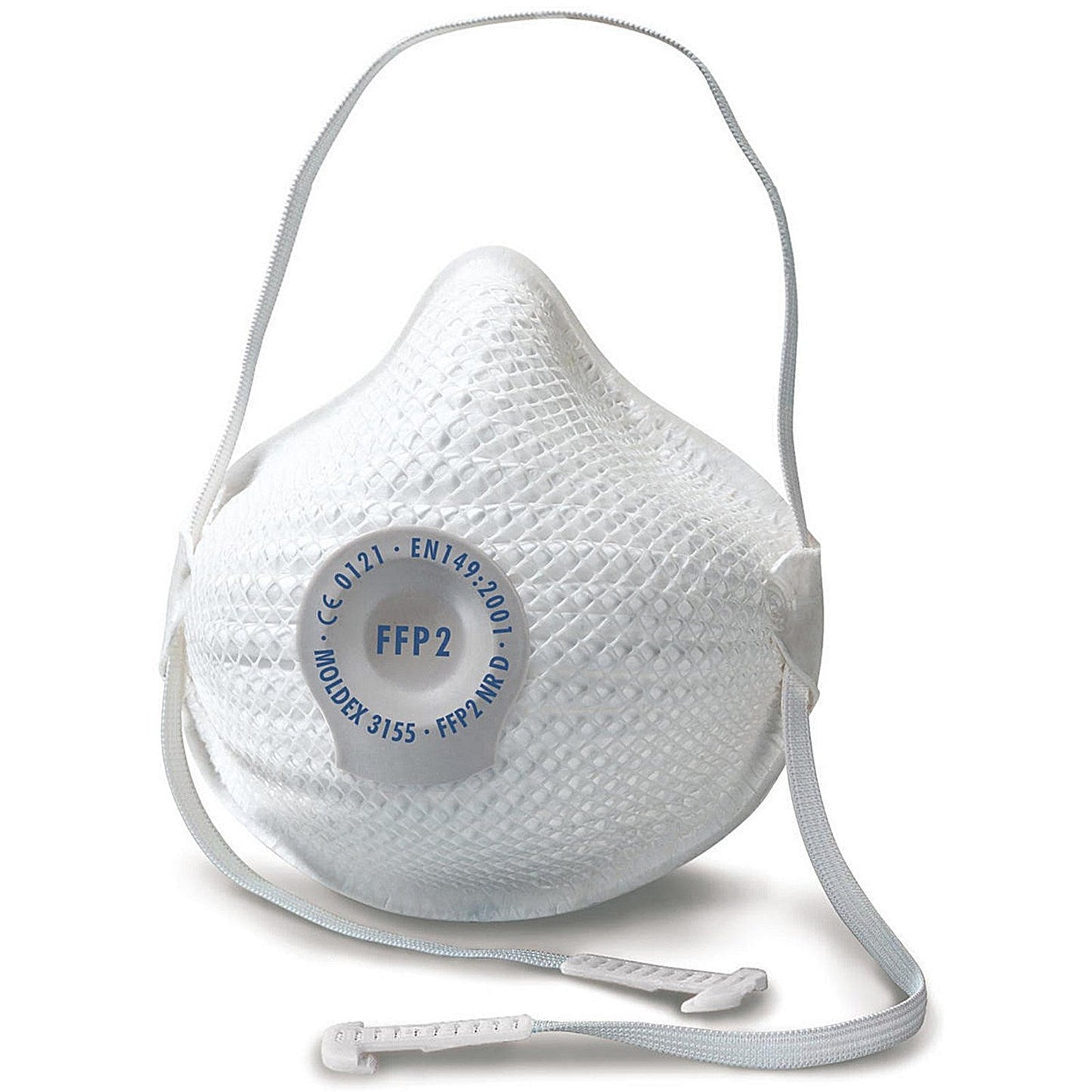 Moldex 3155 FFP2V Nr D Valved Mask, White, Pack of 10 Easy2Order : MOL3155