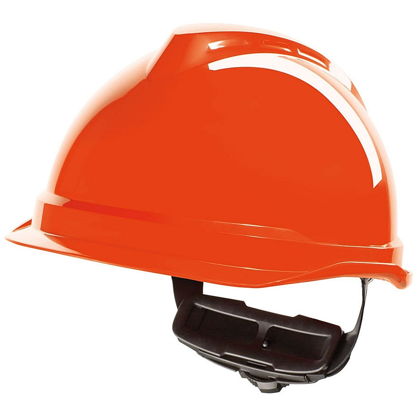 MSA V-Gard 520 Peakless Safety Helmet, Hi Vis Orange Easy2Order : MSAGV992HO