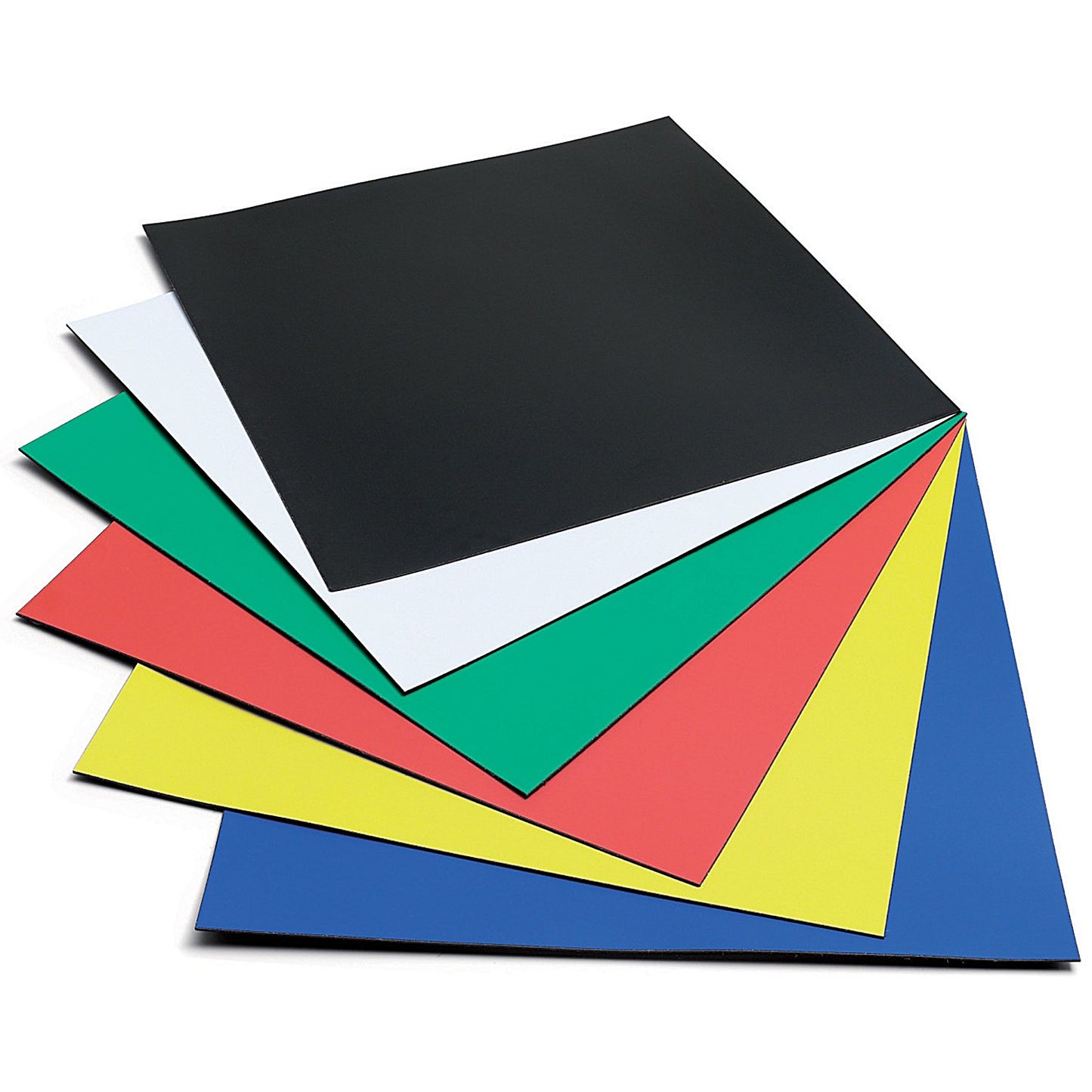 Nobo Magnetic Squares, Assorted Colours, Pack of 6