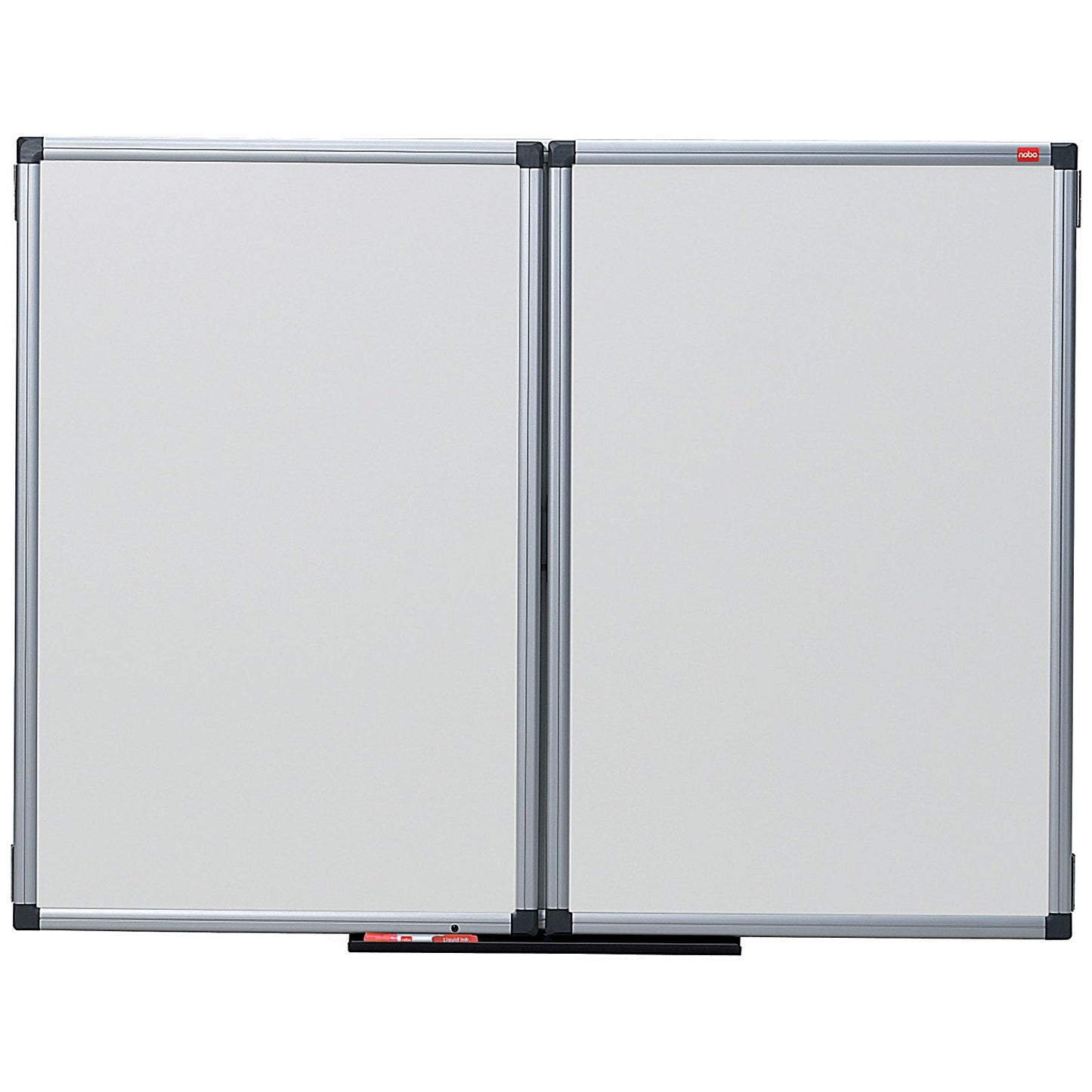 Nobo Confidential Whiteboard System, Lockable, 3 Boards for 5 Surfaces, 1200xD900mm
