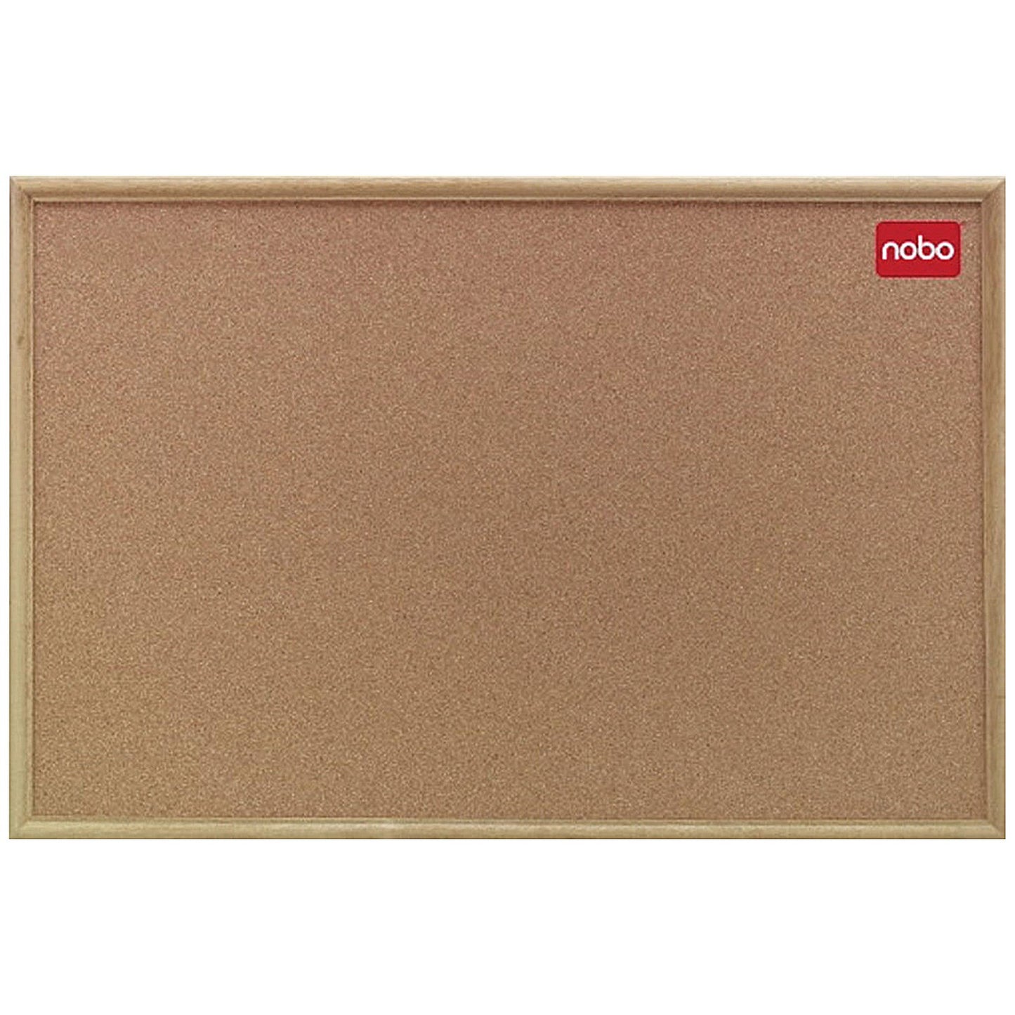 Nobo Classic Noticeboard, Cork, Natural Oak Finish, W1800xH1200mm
