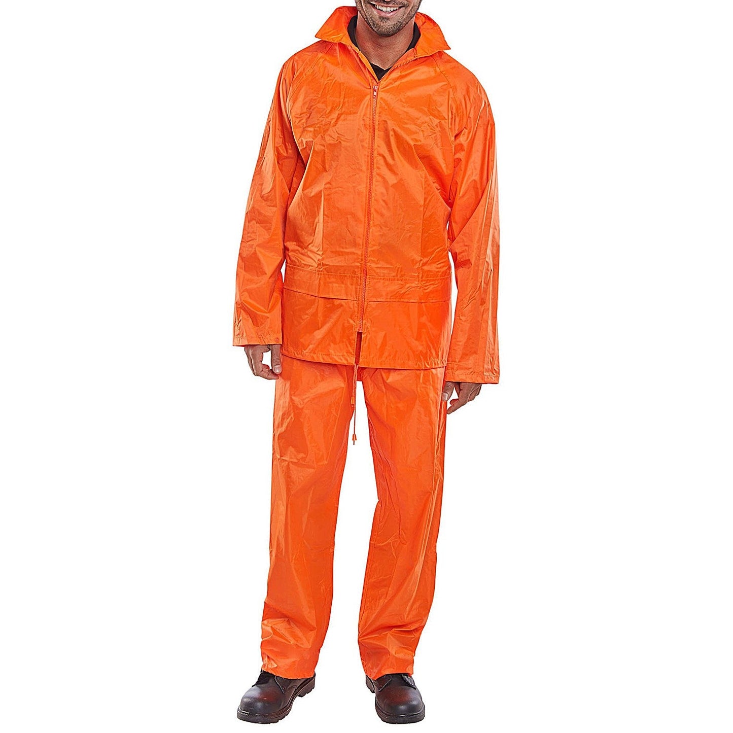 Beeswift Nylon B-Dri Weatherproof Suit, Orange, 5XL Easy2Order : NBDSOR5XL