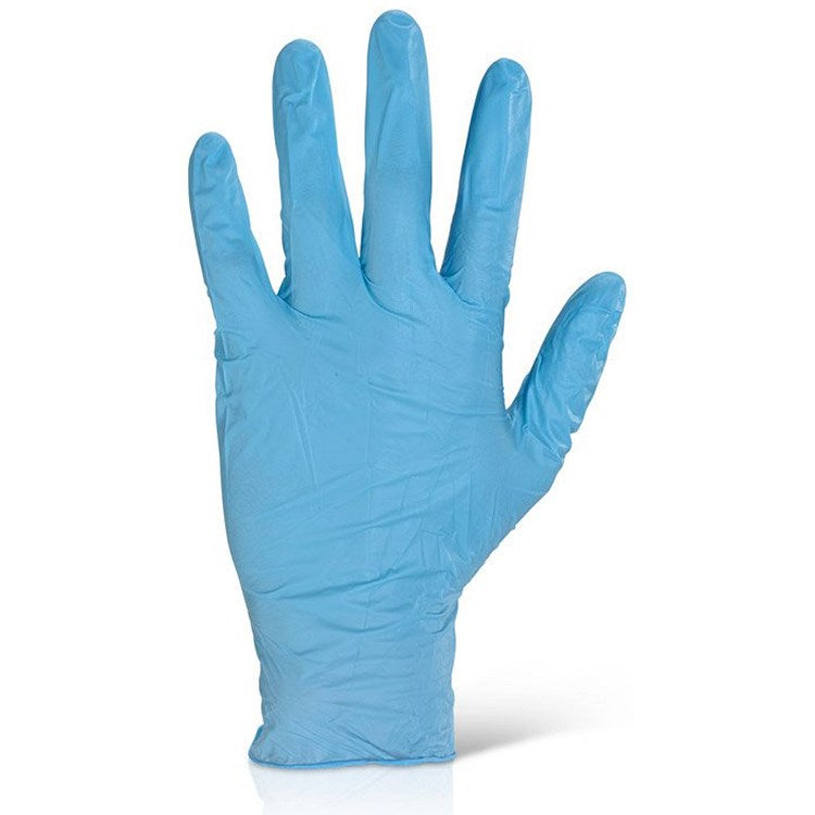 Beeswift Nitrile Powder Free Disposable Gloves, Blue, Small, Pack of 1000 Easy2Order : NDGPF50NBS