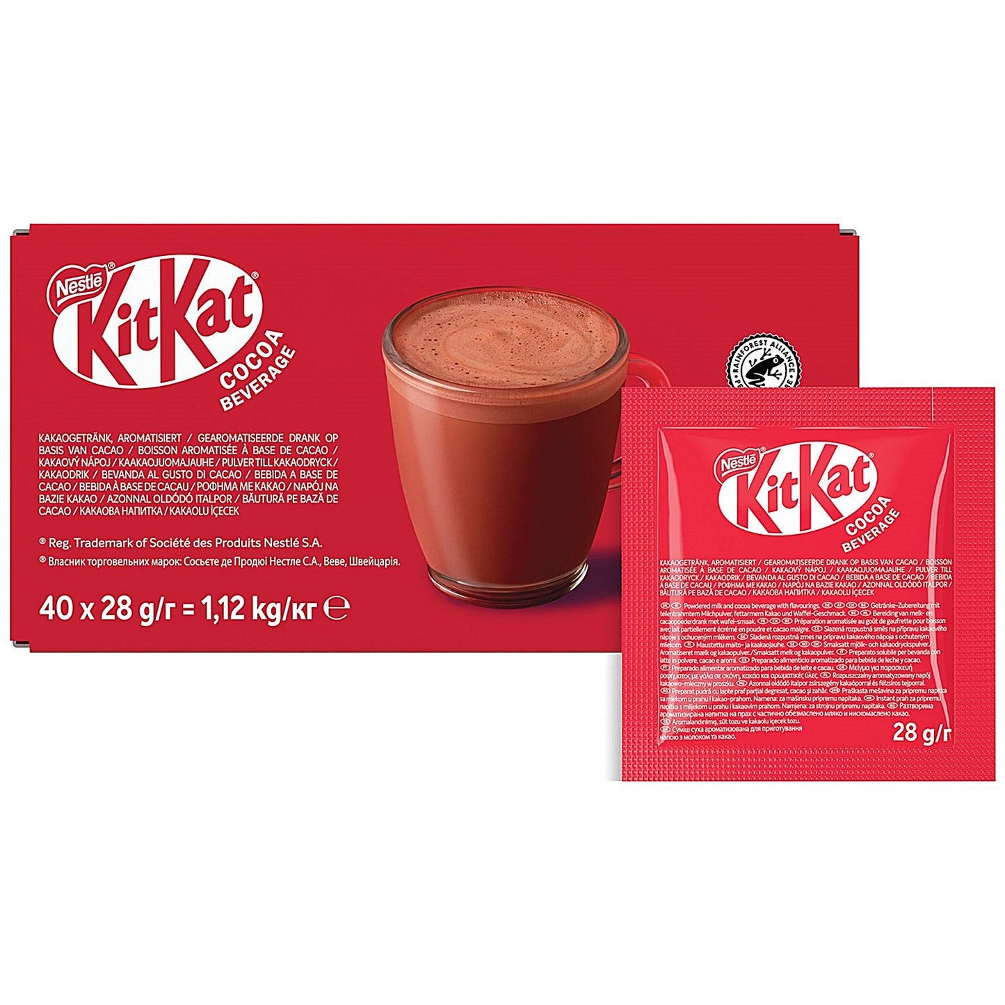 Nestle KitKat Cacao Beverage Sachets, 28g, Pack of 40 Easy2Order : NL21034