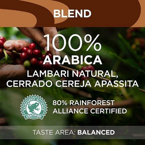 Lavazza Tierra Origins Brasile 100% Coffee Beans, 1kg