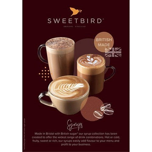Sweetbird Amaretto Syrup, 1 Litre, Plastic Bottle Easy2Order : NWT4176