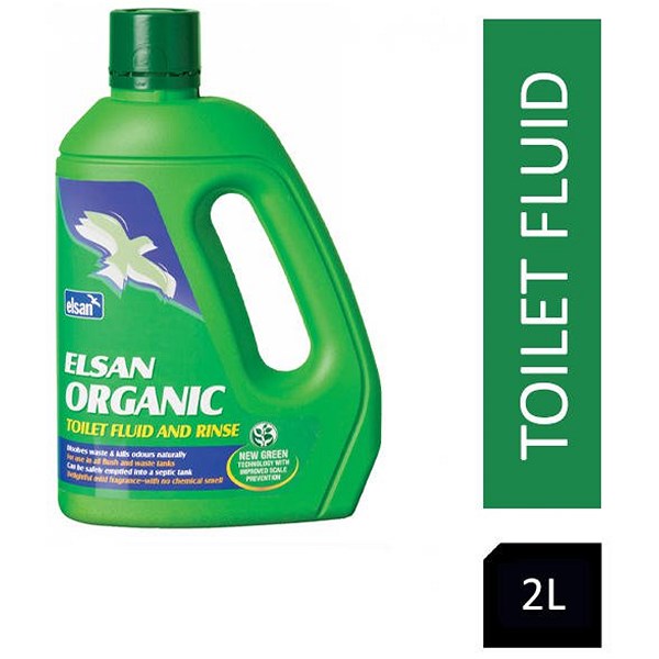 Elsan Organic Toilet Fluid for Motorhomes, 2 Litres Easy2Order : NWT7578