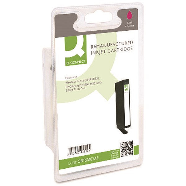 Q-Connect Remanufactured Inkjet Cartridge Magenta For HP T6M07AE T6M07AE-COMP