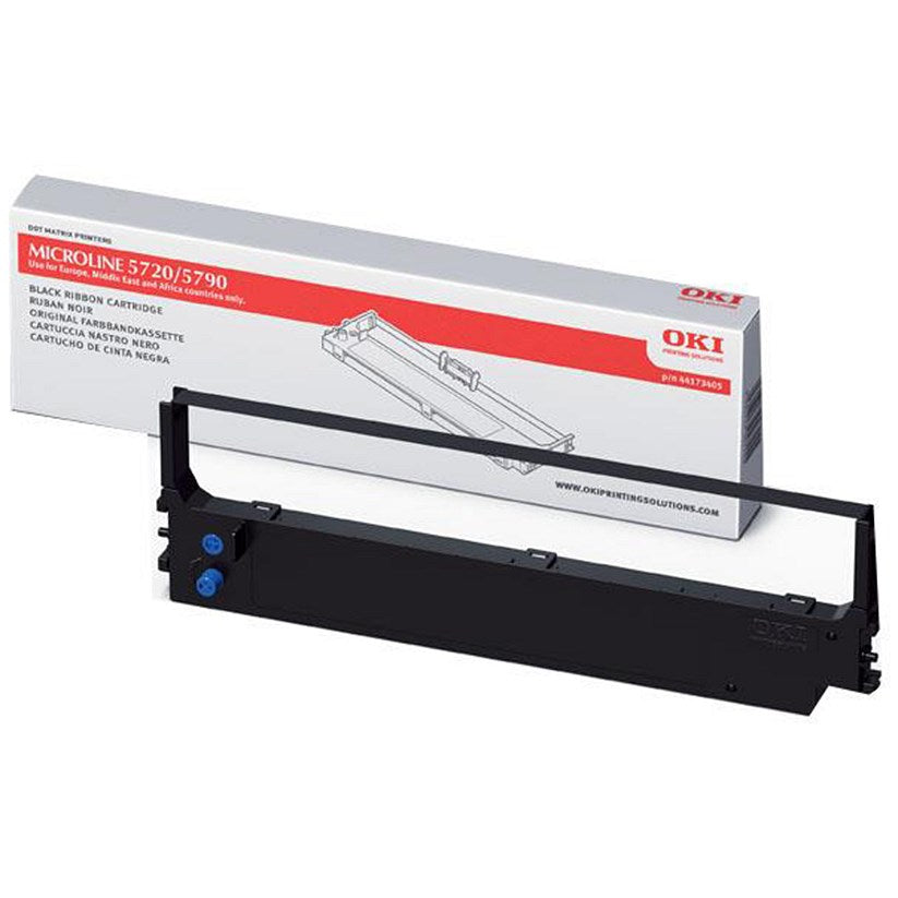 Oki 44173405 Black Ribbon Cassette (For ML5720/5790)