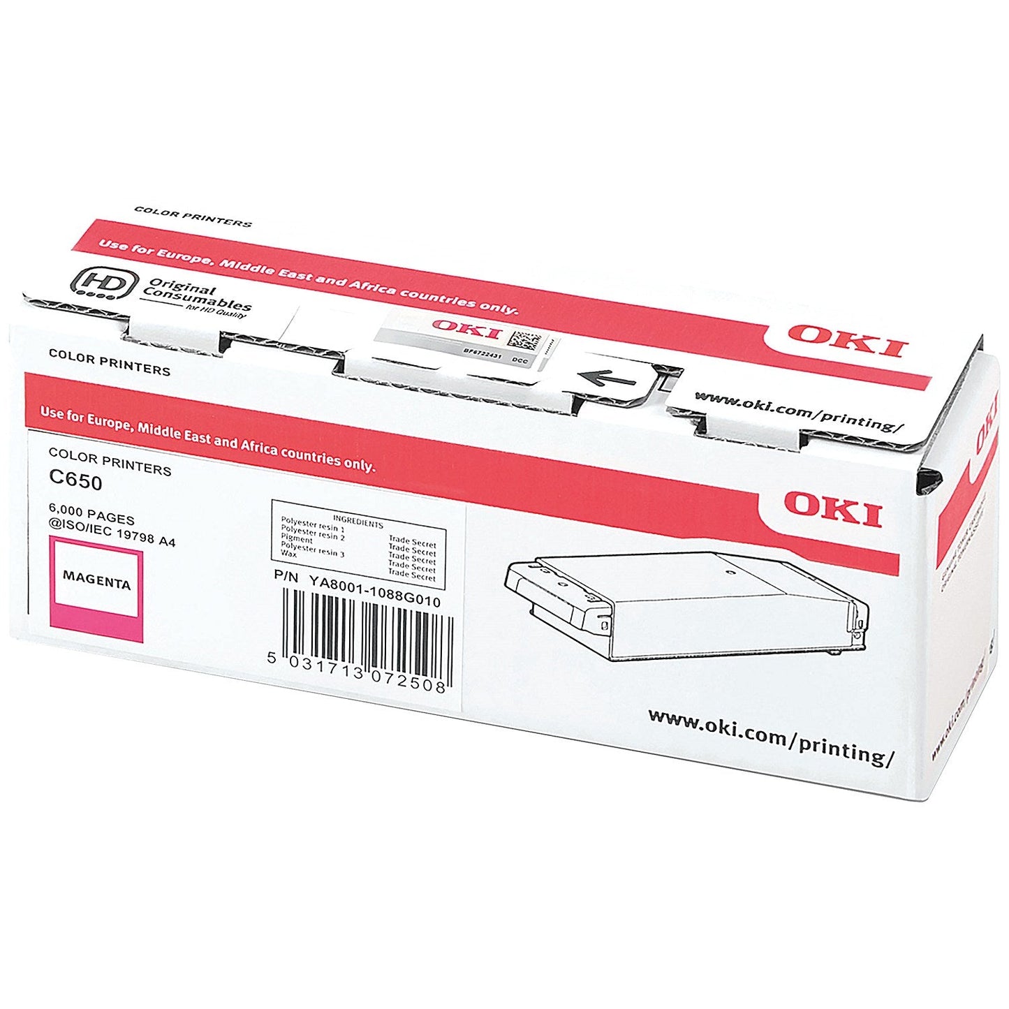 Oki C650 6K Toner Cartridge Magenta 09006128 Easy2Order : OK07250