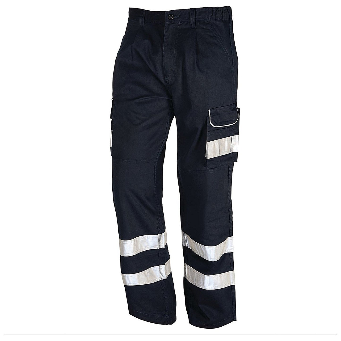 ORN Condor Kneepad Trousers, Unisex, 2 HV Bands, Navy Blue, 32R Easy2Order : ORN72016
