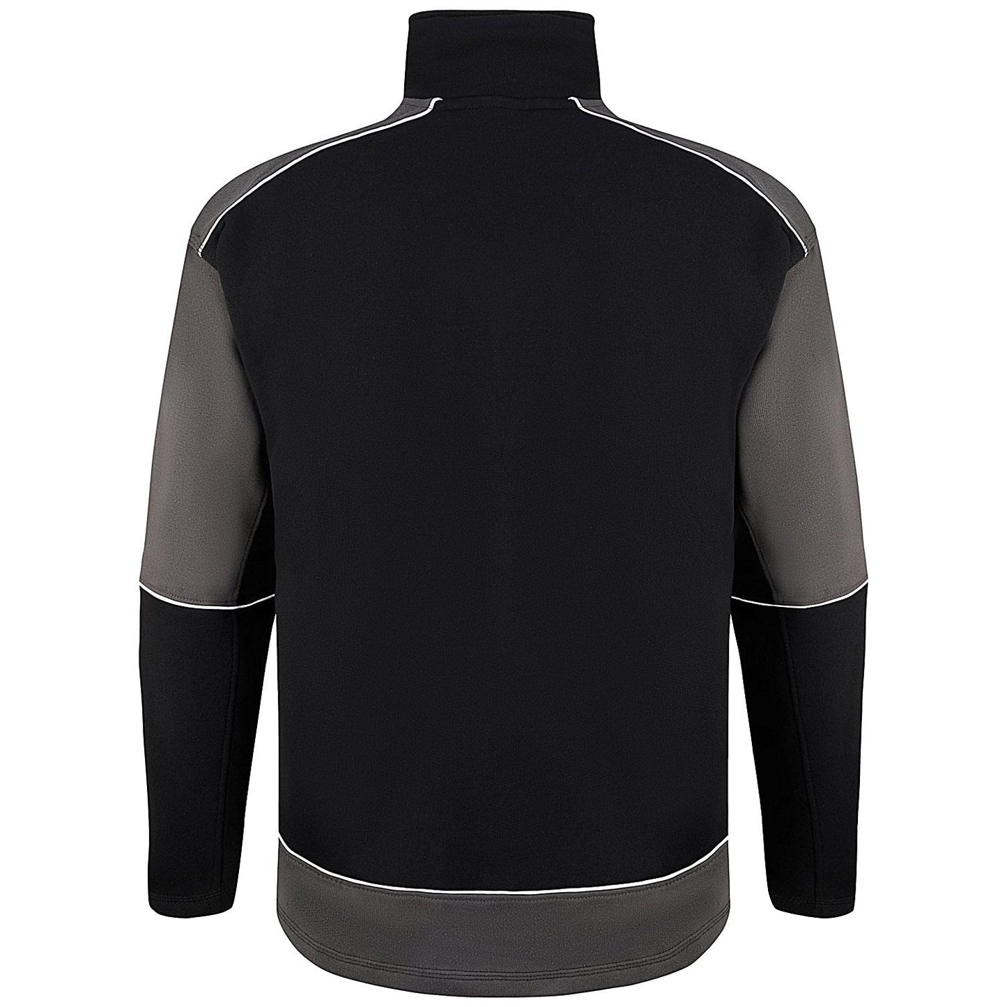 ORN Fireback Quarter Zip Sweatshirt, Unisex, Black/Graphite, Medium Easy2Order : ORN76433