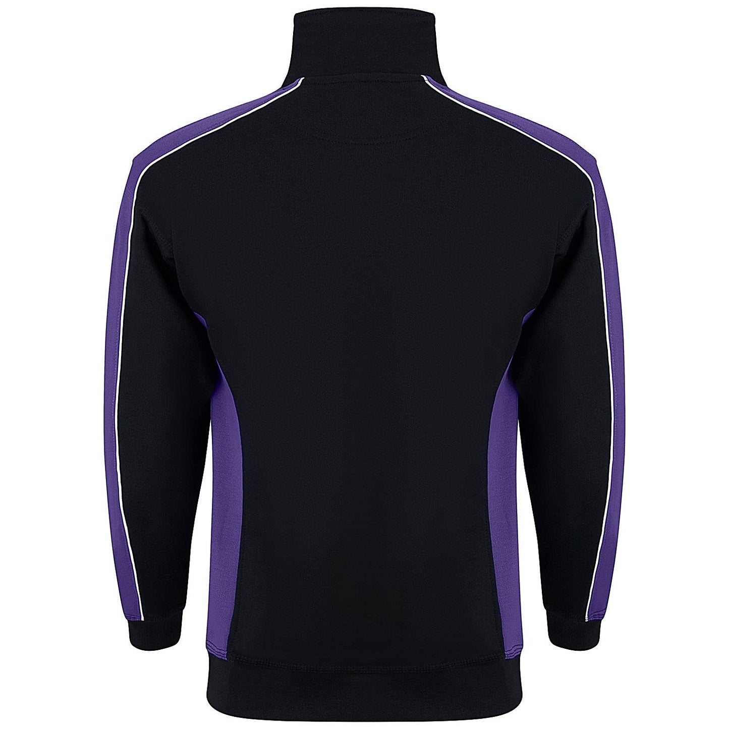 ORN Avocet Quarter Zip Sweatshirt, Unisex, Black/Purple, 2XL Easy2Order : ORN76449