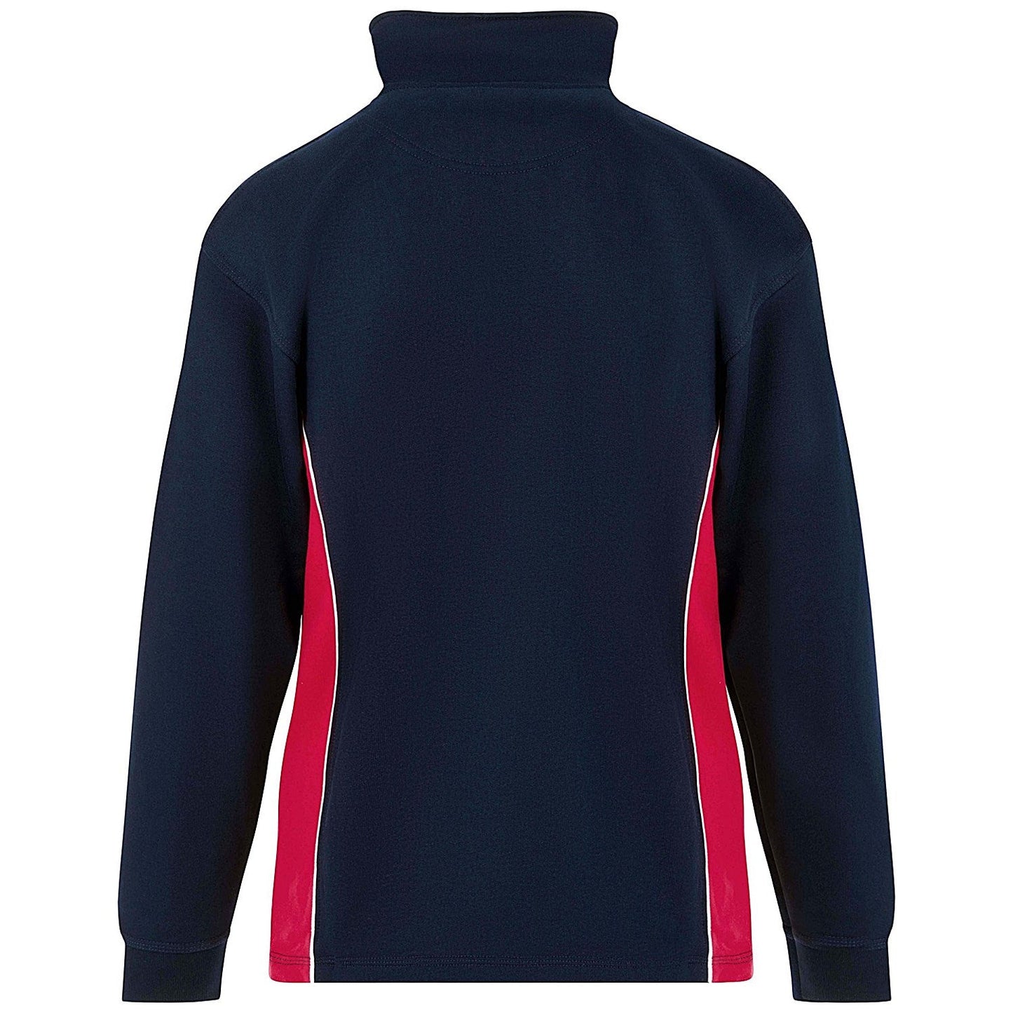 ORN Silverswift Quarter Zip Sweatshirt, Unisex, Navy Blue/Red, Small Easy2Order : ORN79913