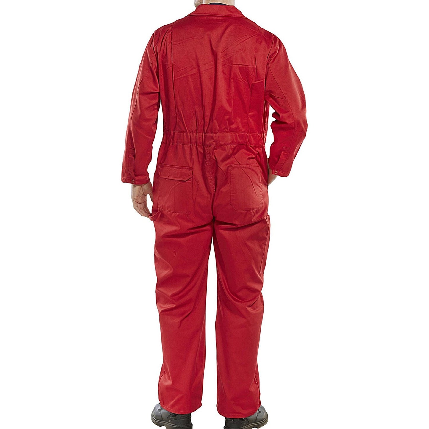 Beeswift Heavy Weight Boilersuit, Red, 54 Inch Chest Easy2Order : PCBSHWRE54