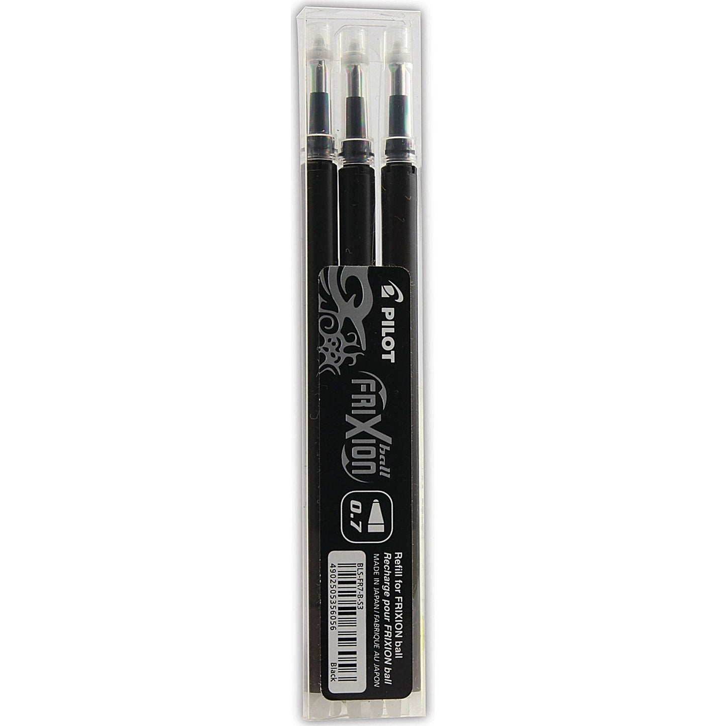 Pilot FriXion Rollerball Pen Refill Medium Black (Pack of 3) Easy2Order : PI35596