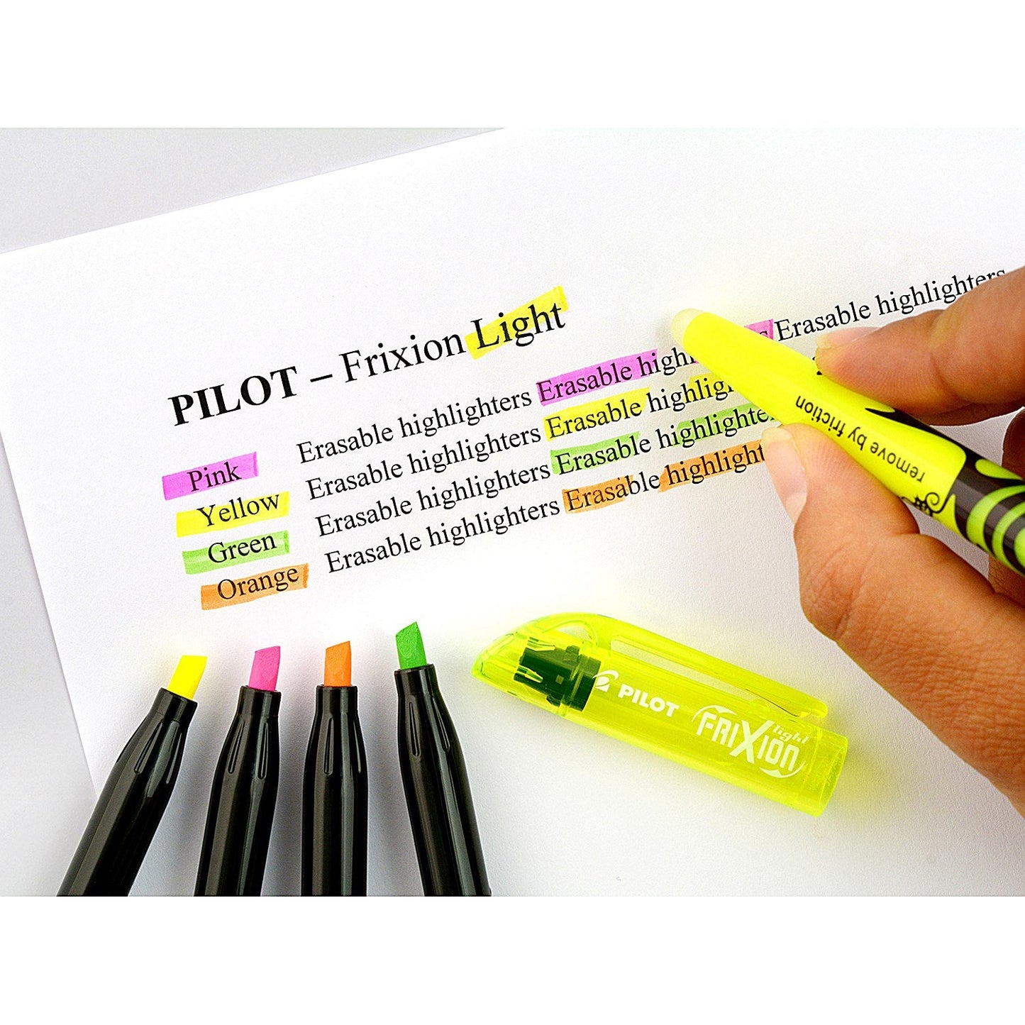 Pilot FriXion Light Erasable Highlighter, Yellow, Pack of 12 Easy2Order : PI37519