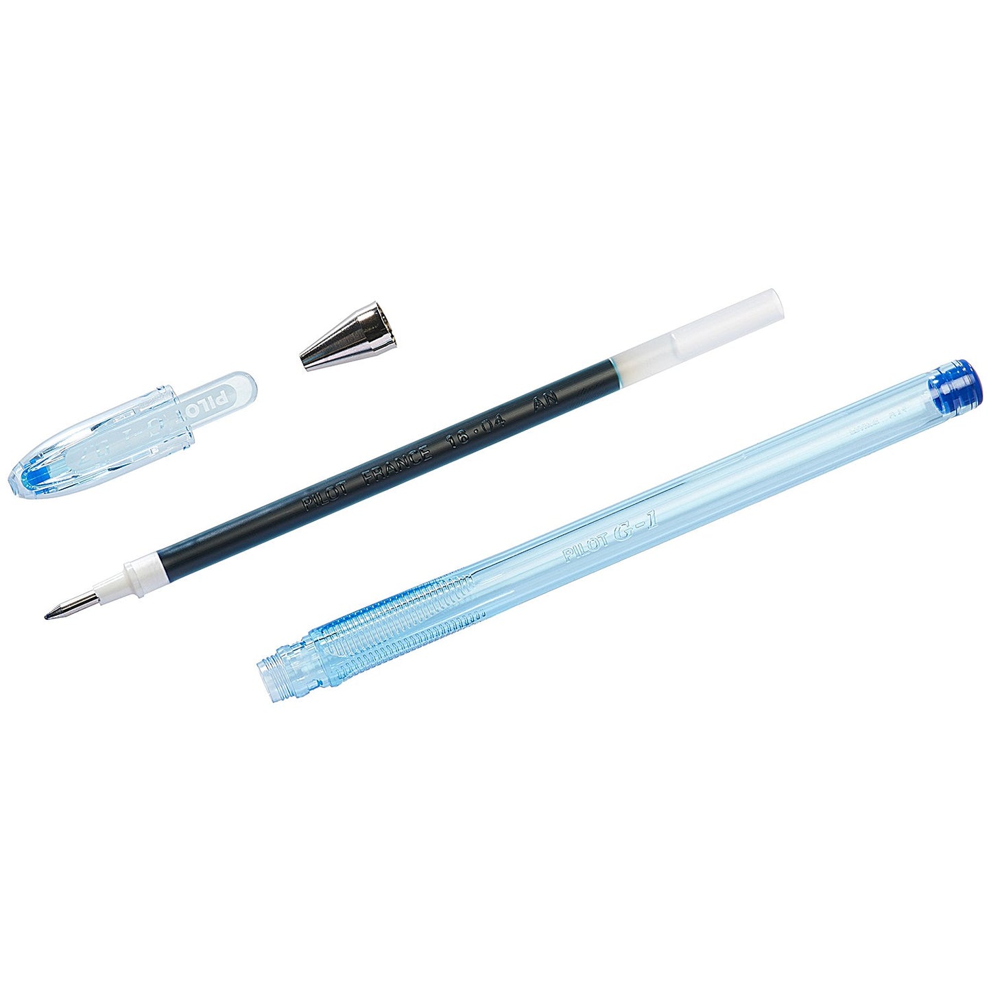 Pilot G-107 Gel Ink Pen, Ergonomic Grips, Blue, Pack of 12