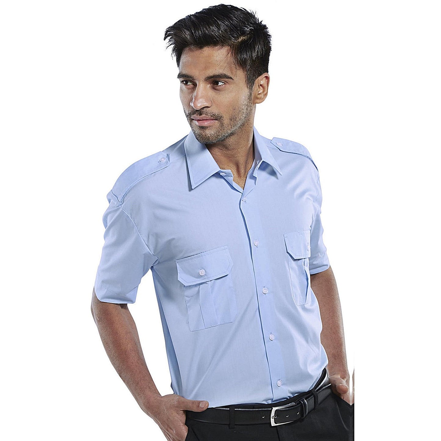 Beeswift Pilot Shirt, Short Sleeve, Sky Blue, 17 Easy2Order : PSSSB17