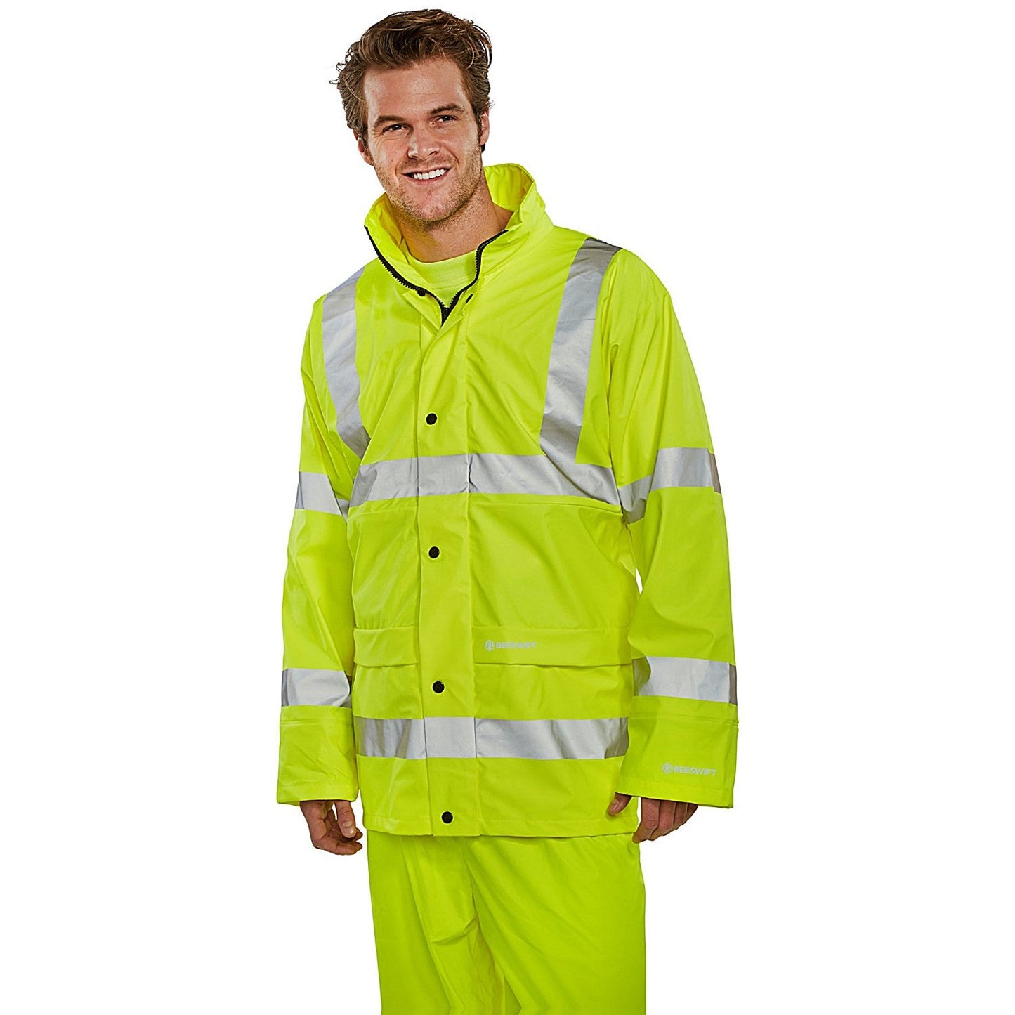 Beeswift Super B-Dri Breathable Jacket, Saturn Yellow, Medium Easy2Order : PUJ471SYM