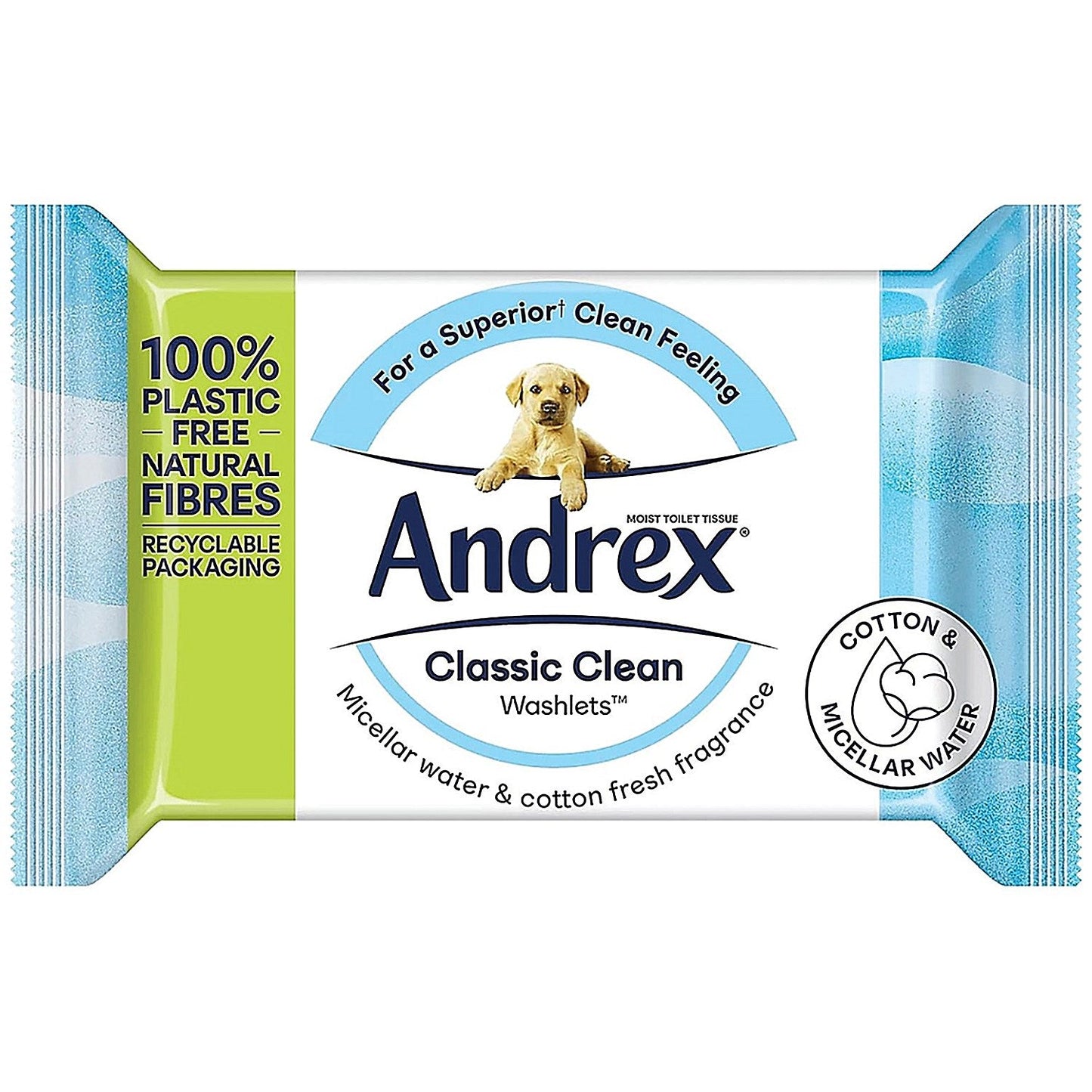 Andrex Classic Clean Washlets, 36 Wipes Per Pack, Pack of 12 Easy2Order : PX23809