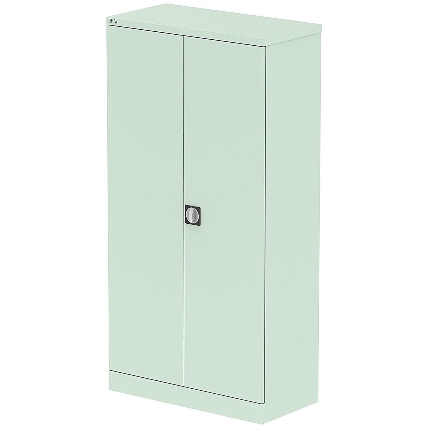 Qube 1830mm 2-Door Stationery Cupboard Peppermint Green With Shelves Easy2Order : QS2117