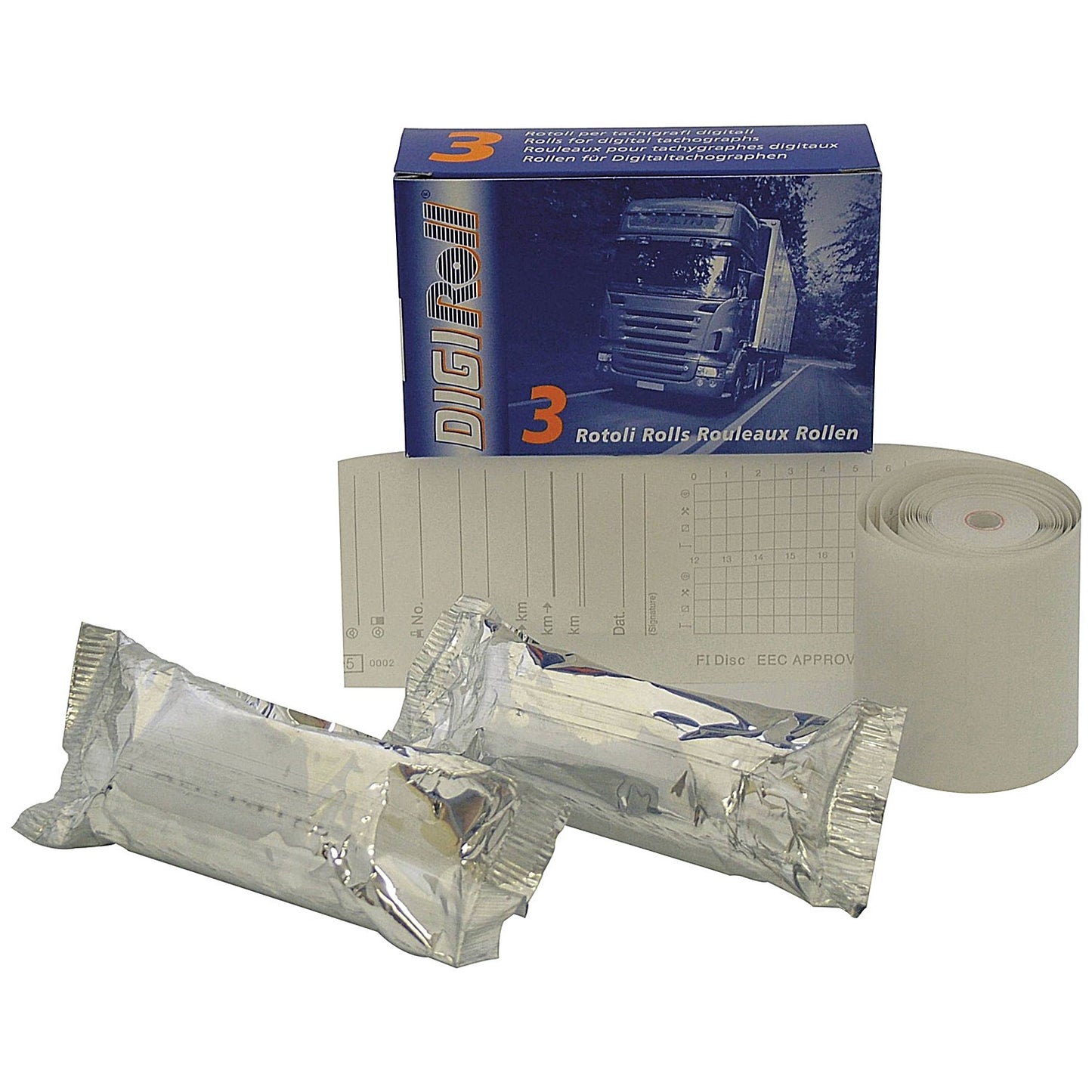 Premier Rolls for Digital Tachograph, 57mmx9.5m, Pack of 3