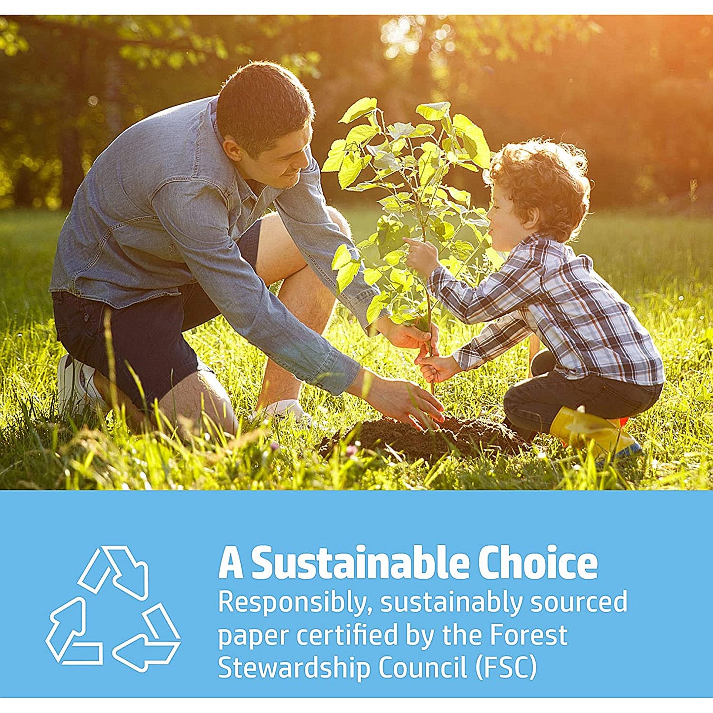 HP A4 Office Paper, White, 80gsm, Box (5 x 500 Sheets)